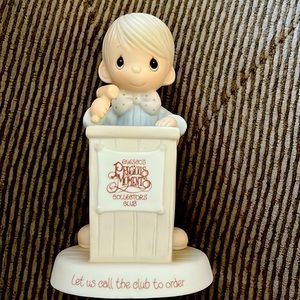 Precious Moments 1983 Collectors' Club Membership Let us call the club to order
